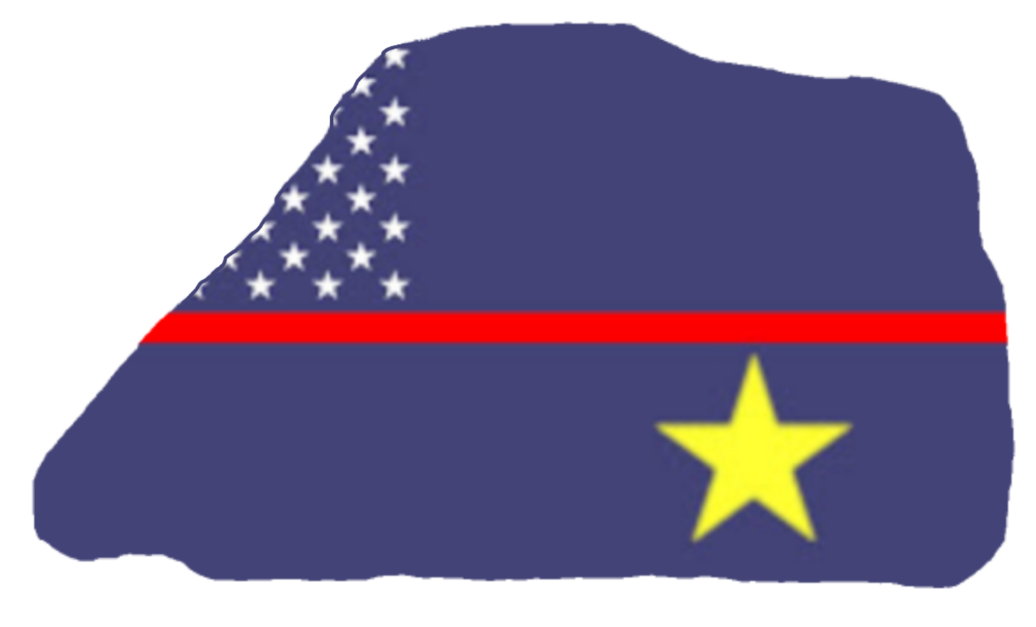 Jarvis Island Flag Map