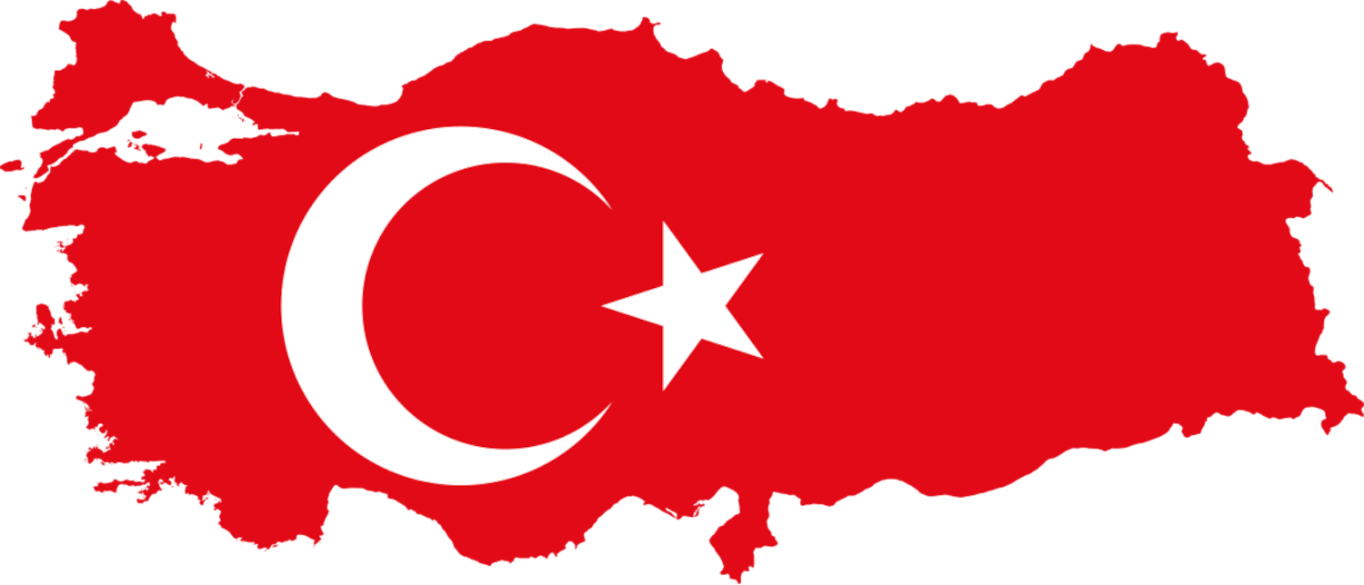 Turkey Flag Map