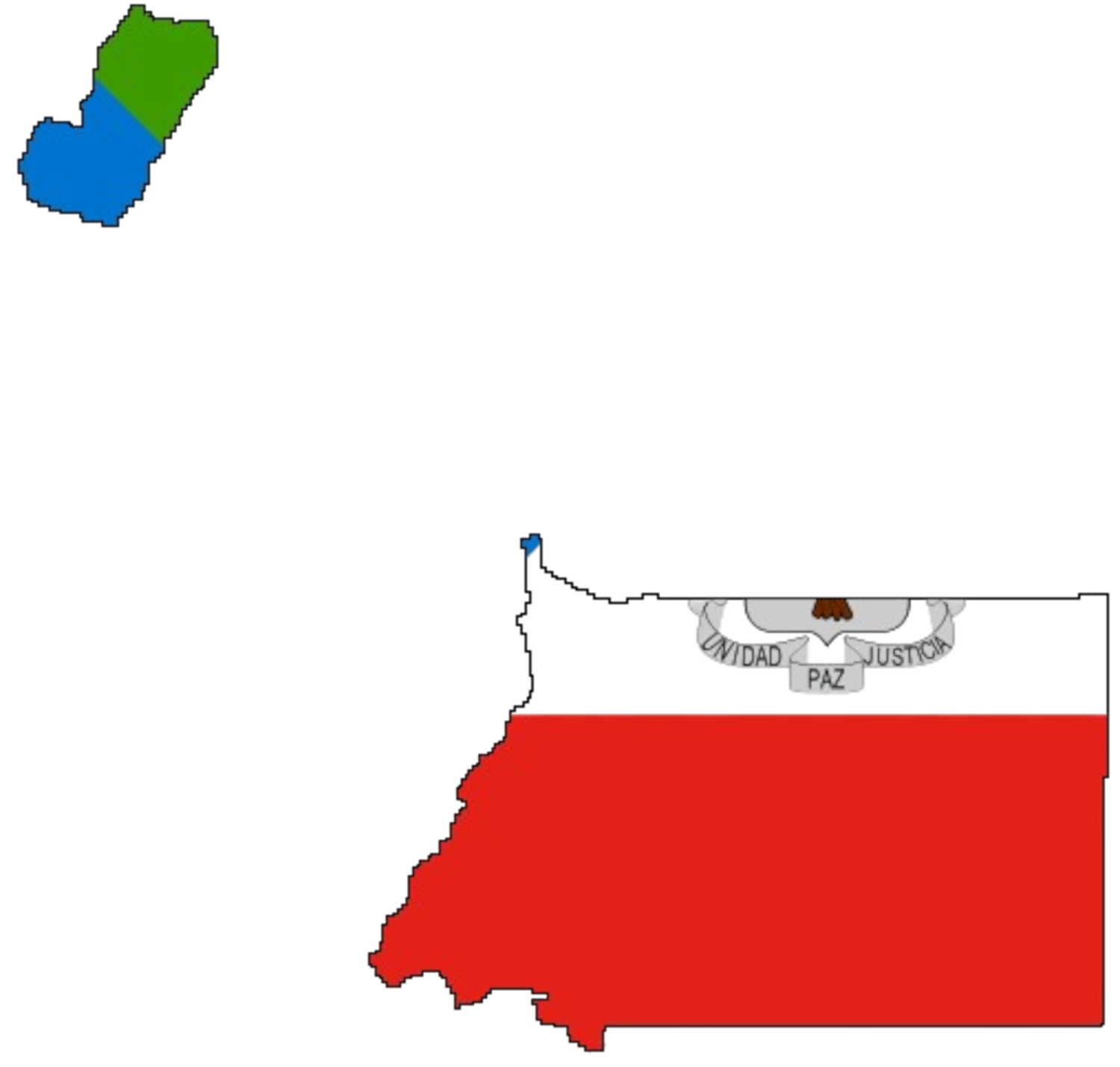 Equatorial Guinea Flag Map