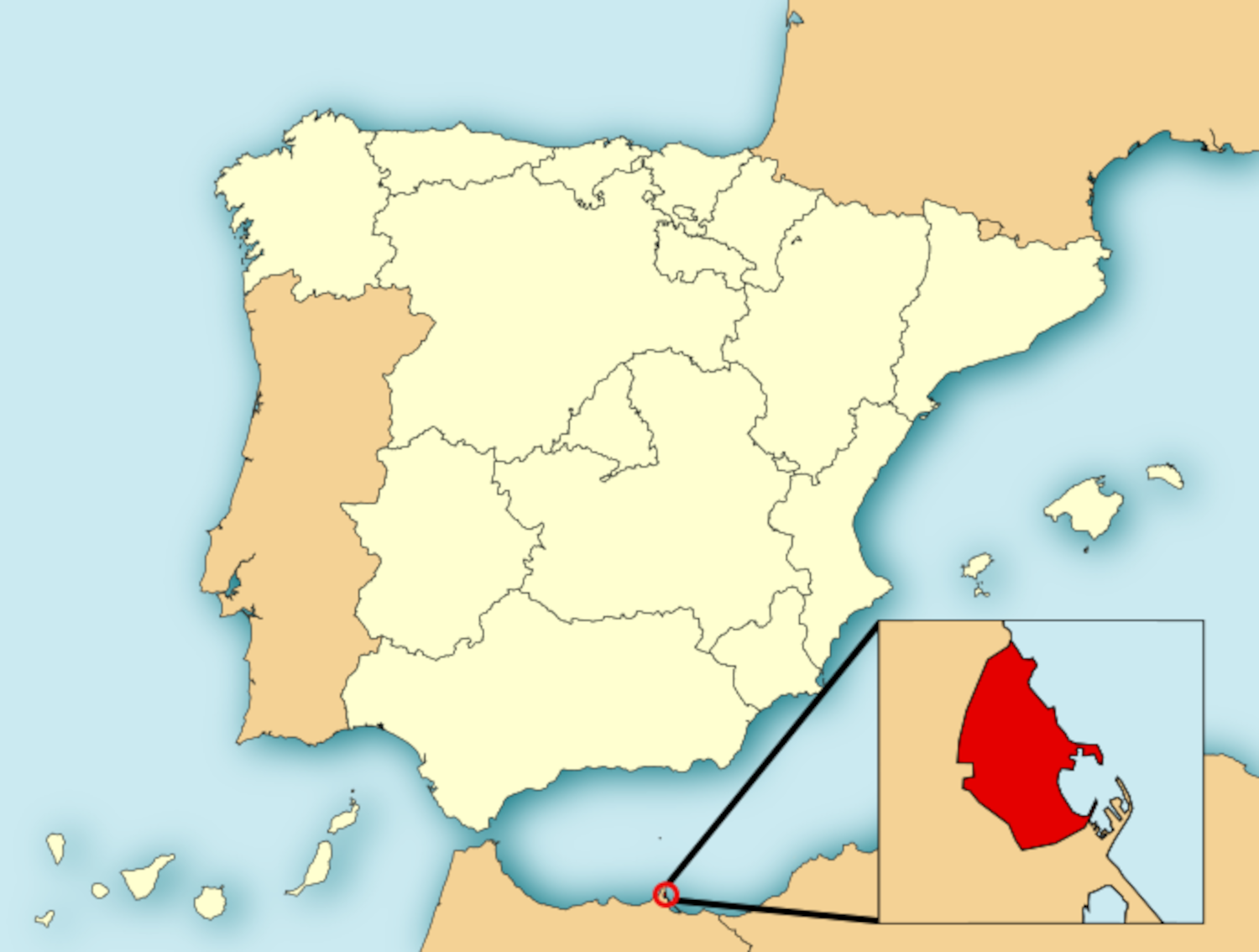 Melilla Map