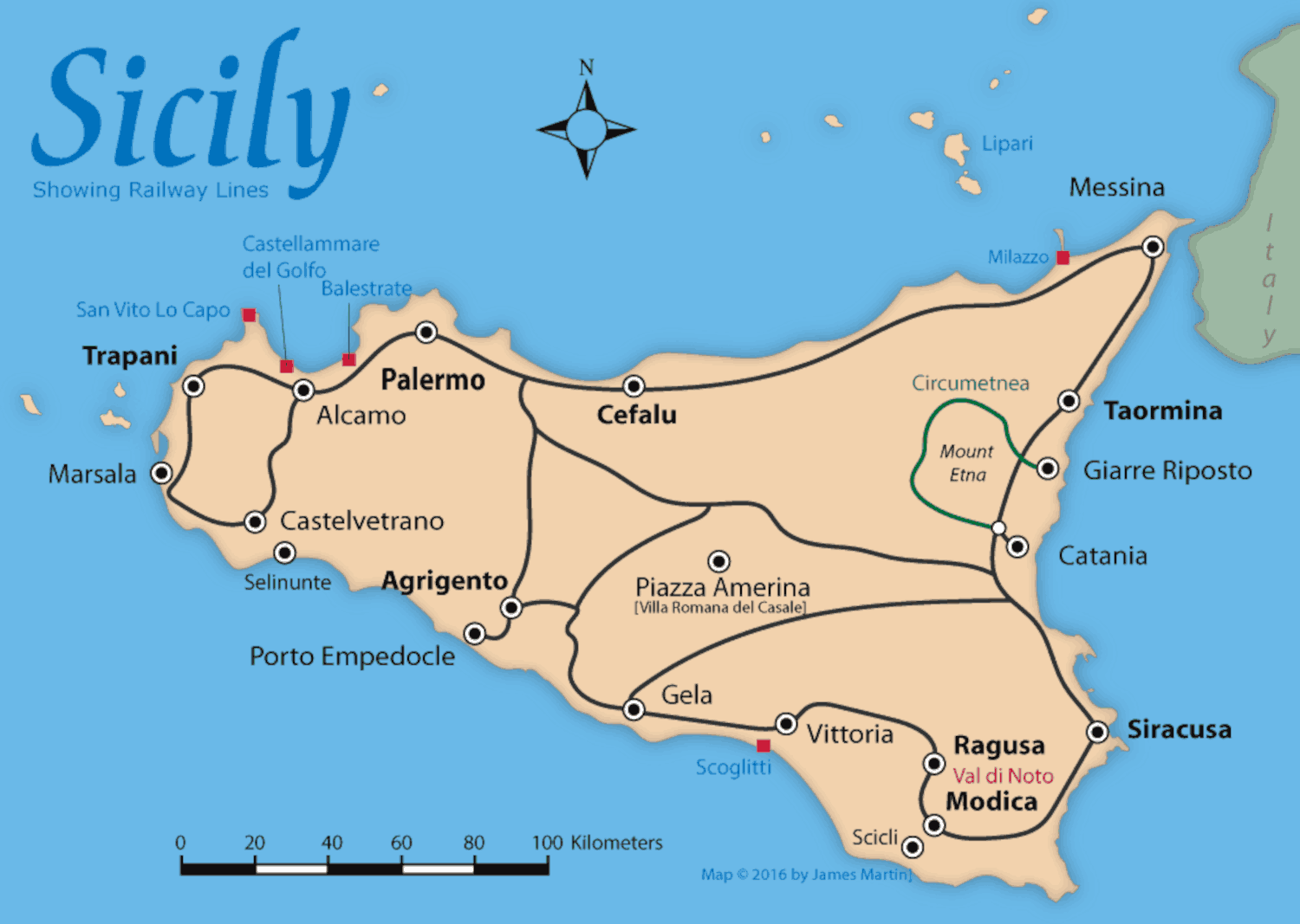 Sicily Map