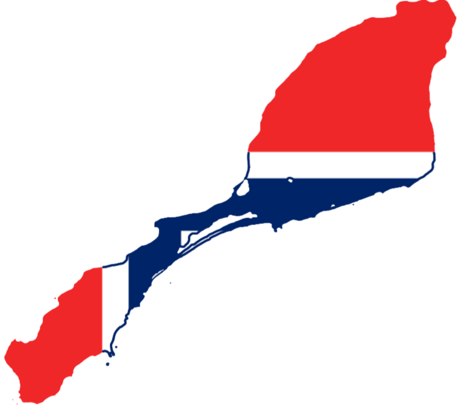 Jan Mayen Flag Map