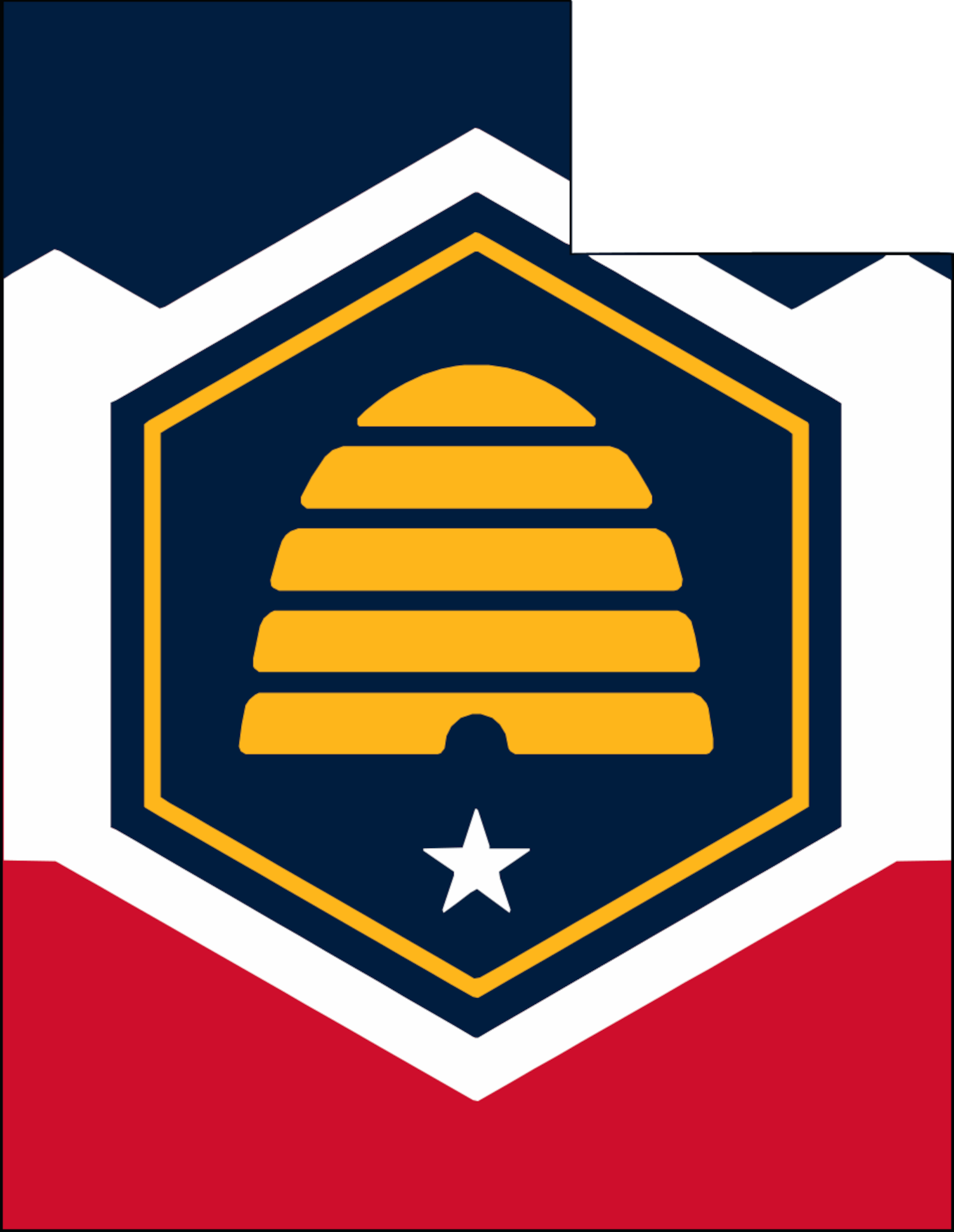 Utah Flag Map