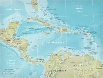Caribbean Map