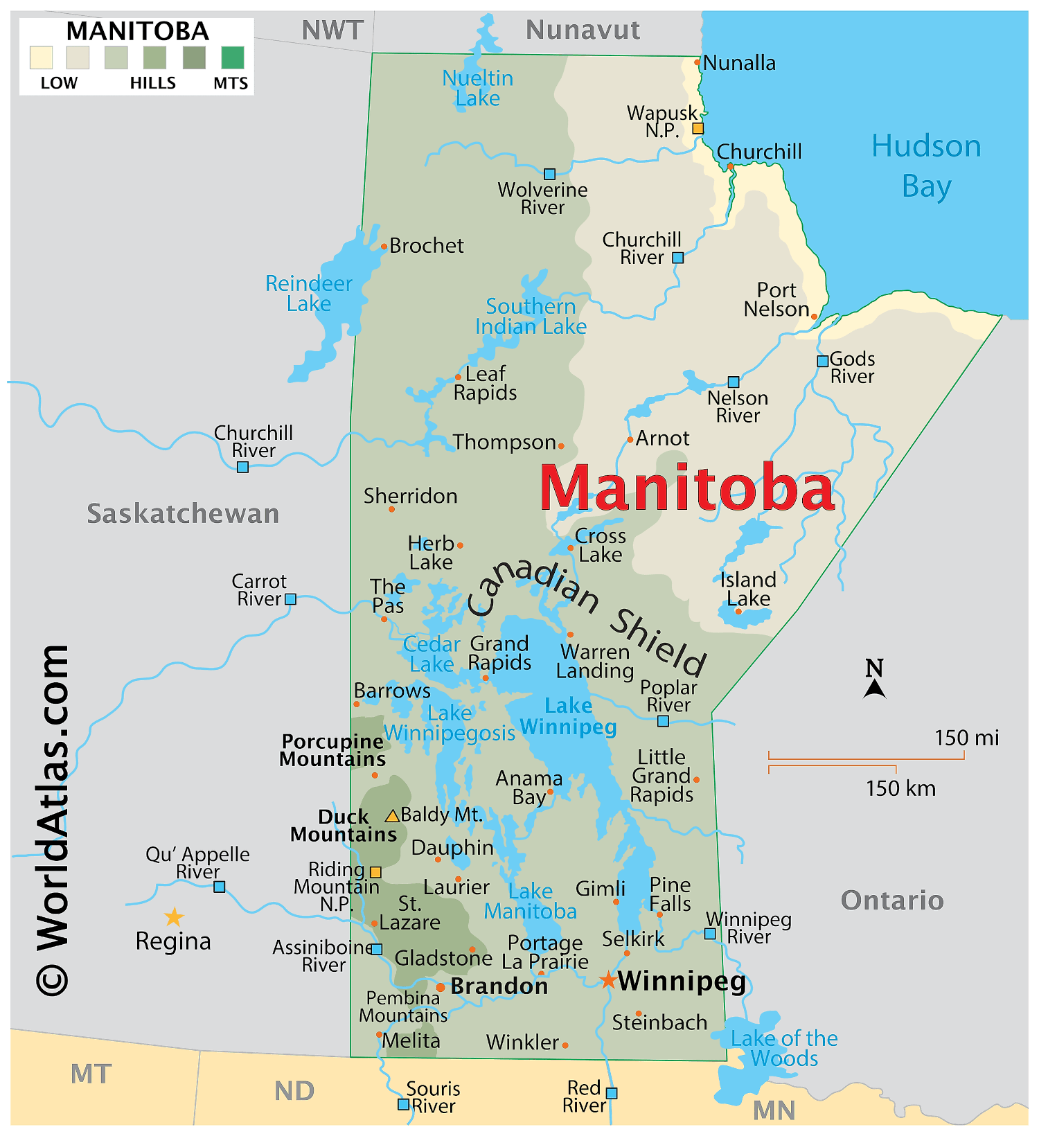 Manitoba Map