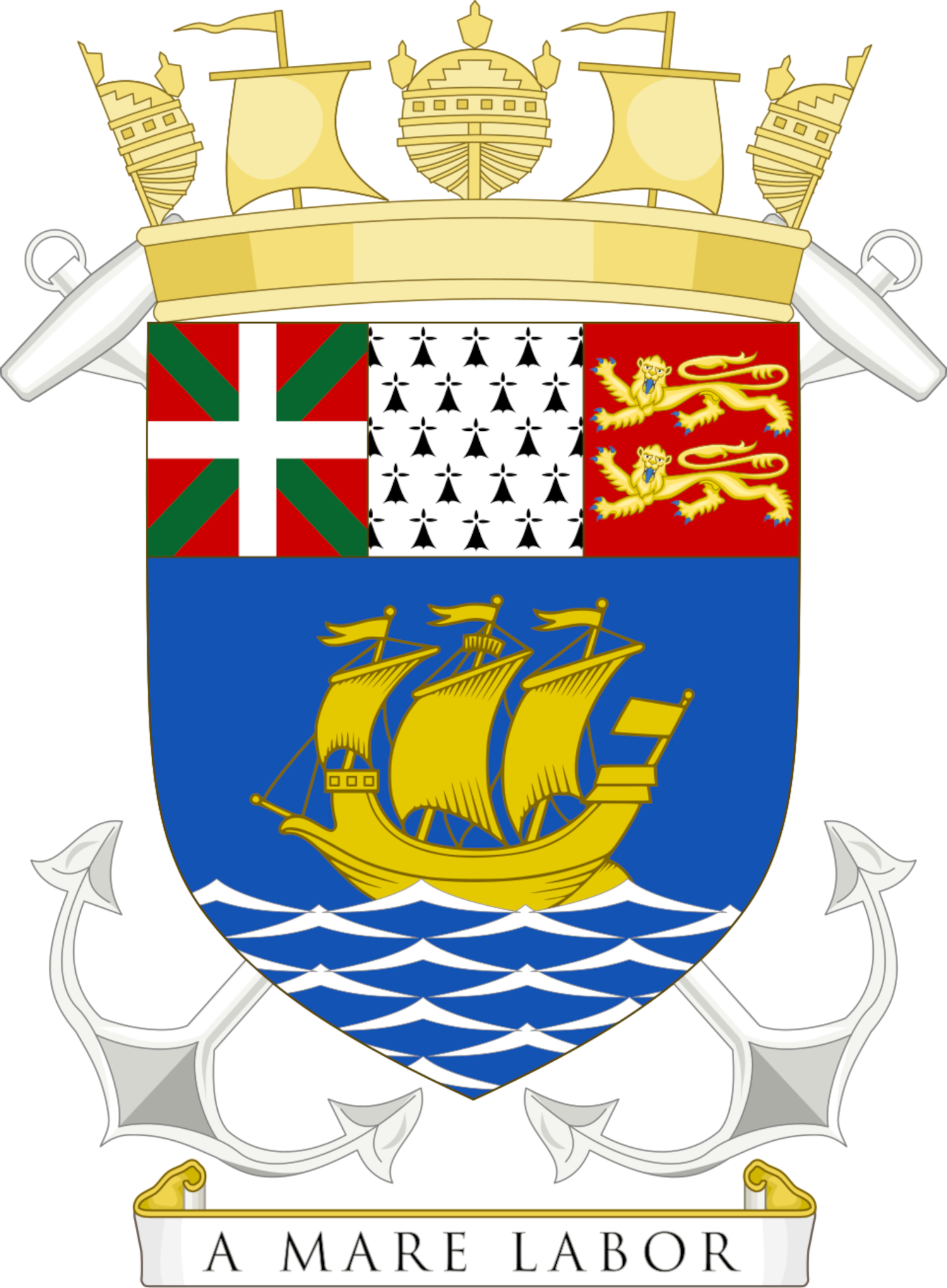 Saint Pierre and Miquelon Coat of Arms