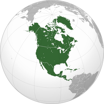North America Globe