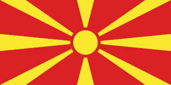 North Macedonia Flag
