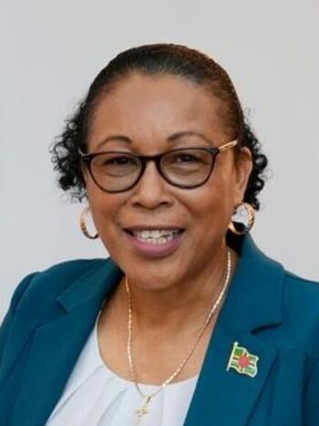 President Sylvanie Burton