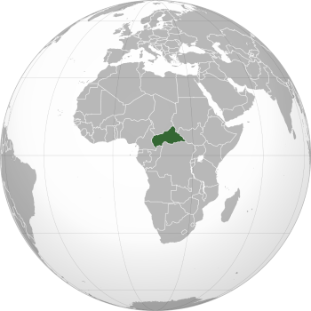 Central African Republic Location