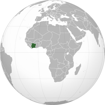 Côte d'Ivoire Location