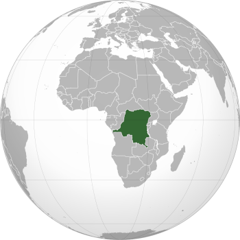 Democratic Republic of the Congo Location
