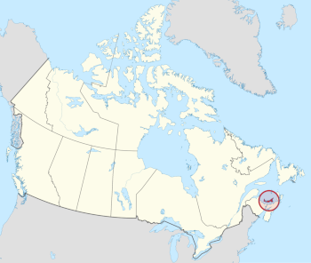 Prince Edward Island Location